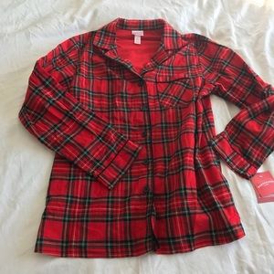 Men’s target flannel pajama top